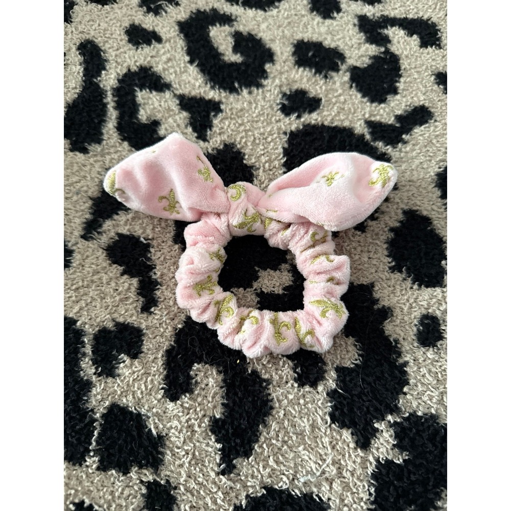 Stoney Clover Lane New Orleans Fleur De Lis Scrunchie